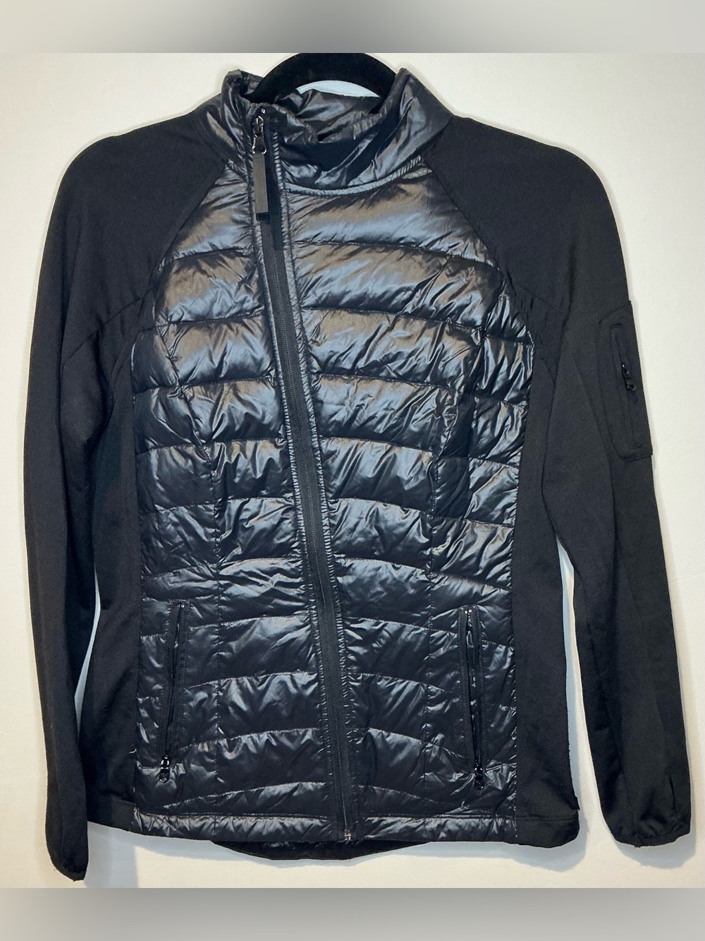 Calvin Klein Performance Hybrid Puffer Jacket • Women’s Small • Black Down